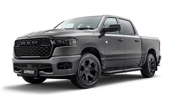 Front three-quarter render of a 1500 Express on a clear background