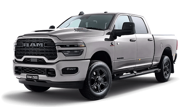 Front three-quarter render of a 2500 Laramie Cummins on a clear background